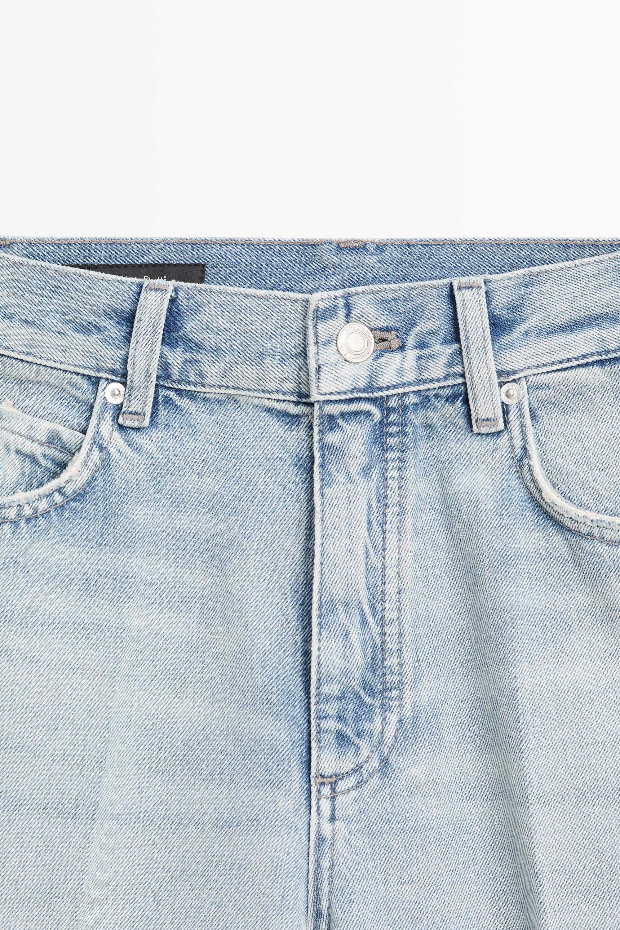 High-waist palazzo jeans